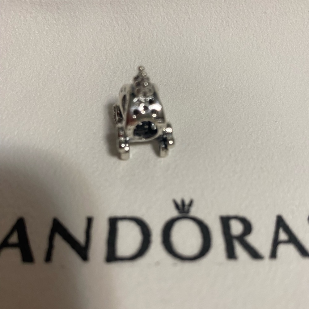 Pandora Silver Crown Charm - Picture 5 of 11